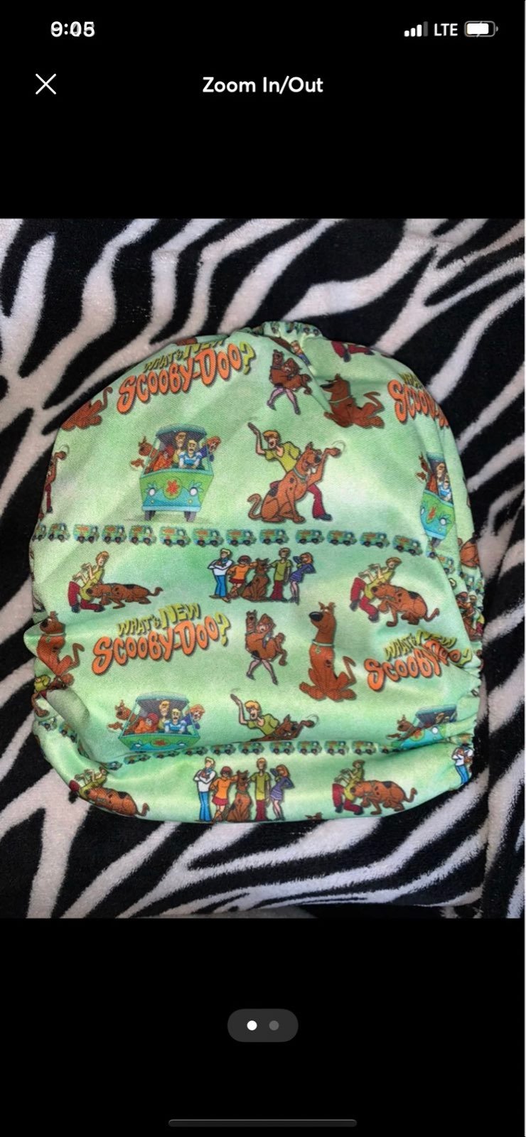 Scooby doo cloth diaper