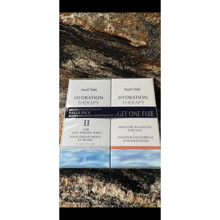 Nail Tek Hydration Therapy 2 II For Soft Peeling Nails 0.5 oz  Cream Bonus