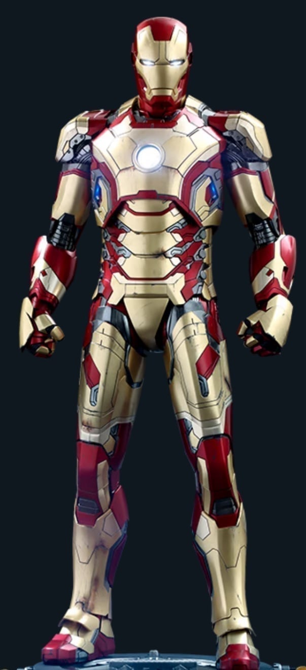 Hot Toys QS007 1/4 IRON MAN 3 Mark42 MK42 Standard Ver Action Figure US seller