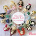 Crochet Princesses, handmade dolls, Princess doll, Amigurumi Princess doll, Croc