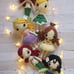 Crochet Princesses, handmade dolls, Princess doll, Amigurumi Princess doll, Croc