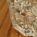 Vintage Royal Korona crystal heavy flower vase made in Sweden