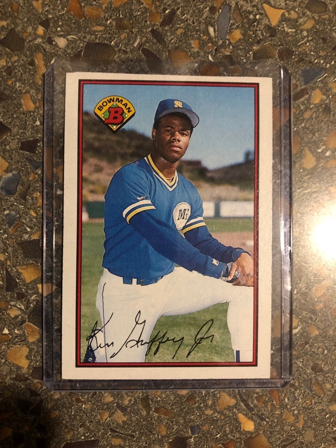 1989 bowman ken griffey jr error rookie