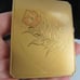 Vintage 1950's COMPACT rose flowers gold tone SUPERB ESTATE SALE!