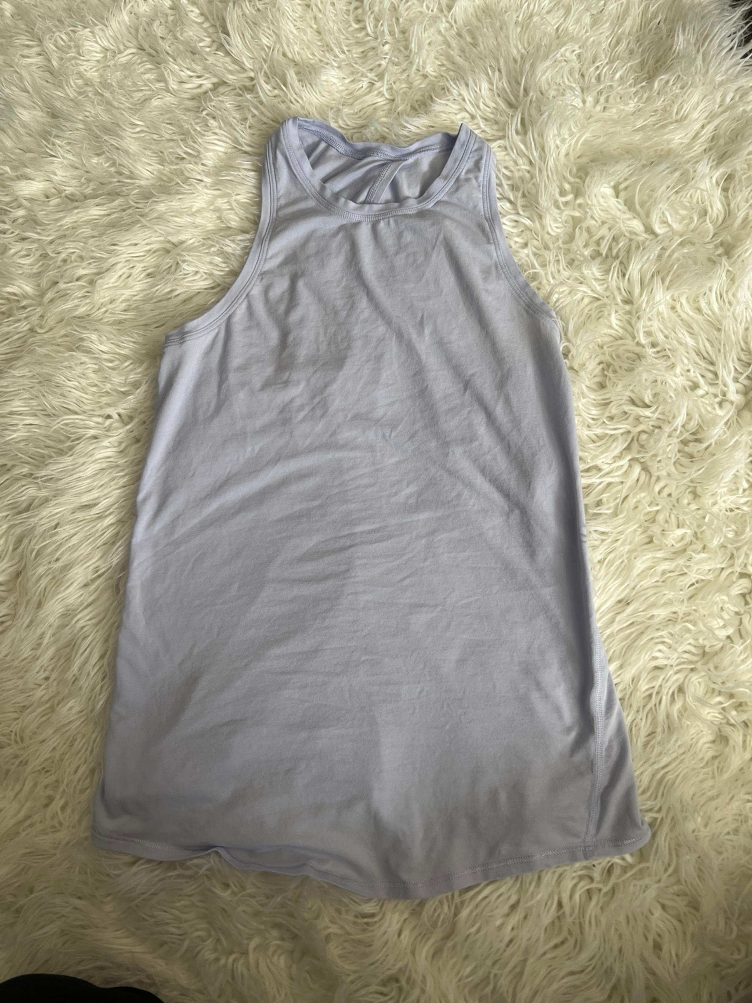 Lululemon All Tied Up Tank Top Lavender Dew Yoga - Womens Size 4