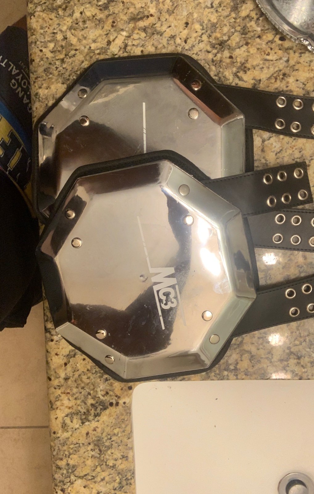 Adult MC3 Chrome Octagon Backplate **(2)**