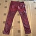 Hugo Boss Men'S Red Wash Skinny Pants Size 34 Excellent Condition