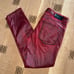 Hugo Boss Men'S Red Wash Skinny Pants Size 34 Excellent Condition