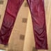 Hugo Boss Men'S Red Wash Skinny Pants Size 34 Excellent Condition