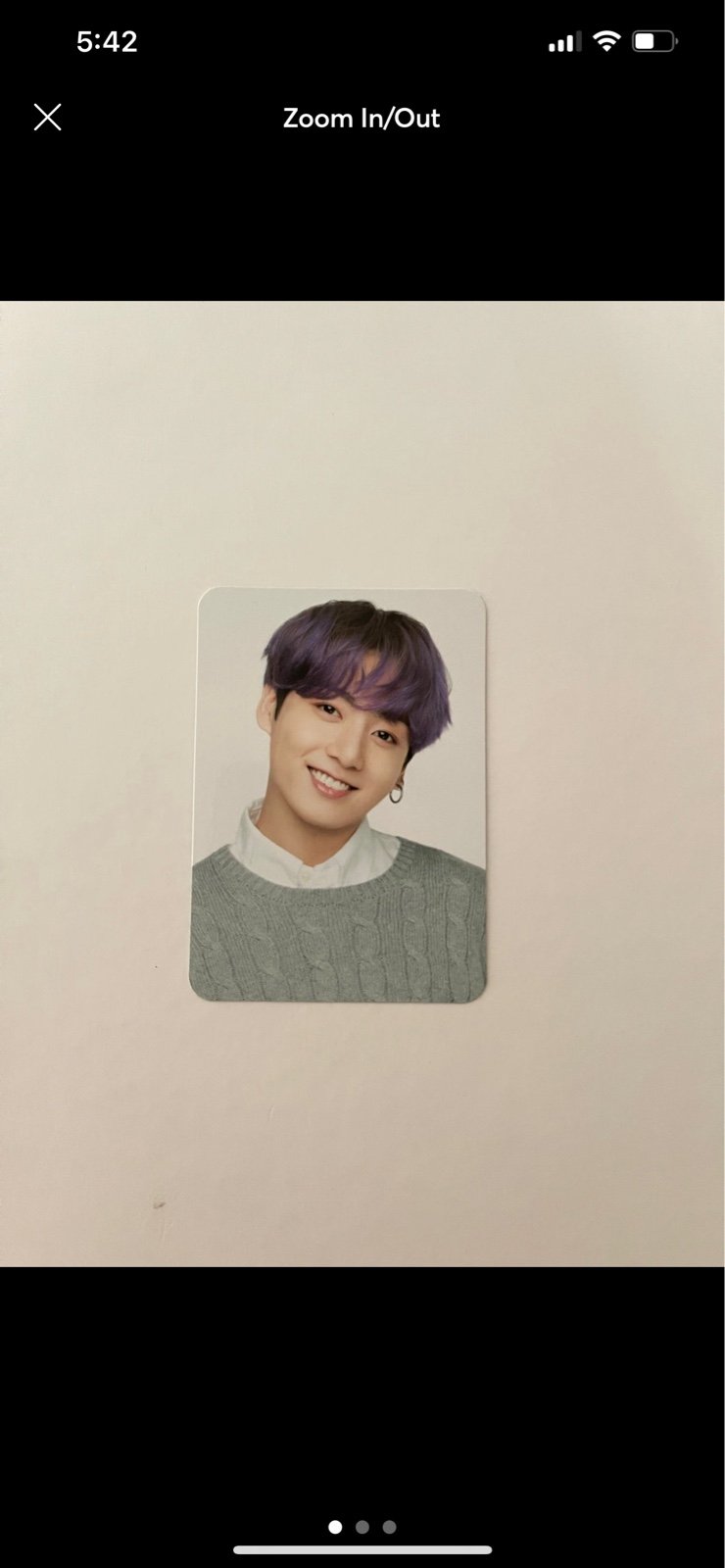 BTS x Xylitol Smile To Smile Project Jung Kook Photocard