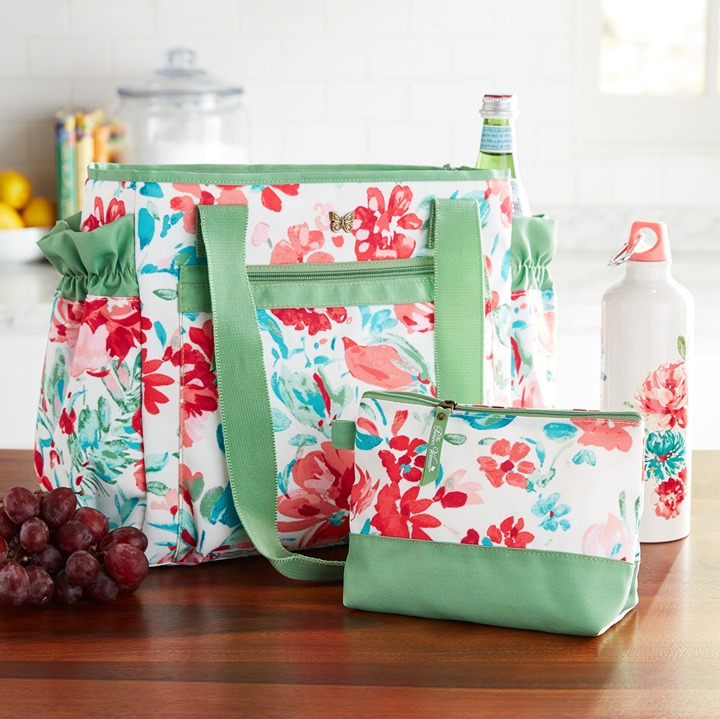 The Pioneer Woman Insulated Lunch Kit Set with Extra Bag and Bottle