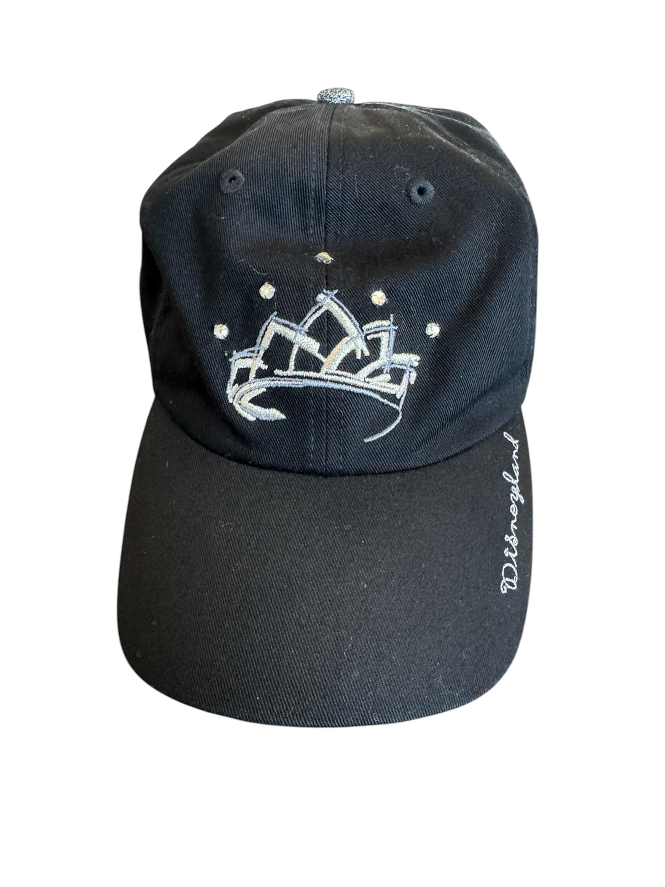 Disneyland Princess Baseball Hat - Black with Silver Crown