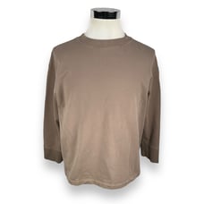 MM LaFleur Sweatshirt Womens XL Brown Stretch Long Sleeve Crew Neck Pullover