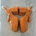 Care Bears Laugh ALOT Tender heart PLATFORM MARY JANES ORANGE Plush heels 9
