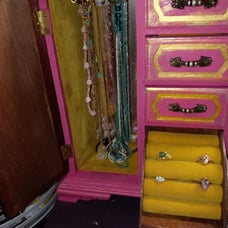 Gypsy vintage jewelry box