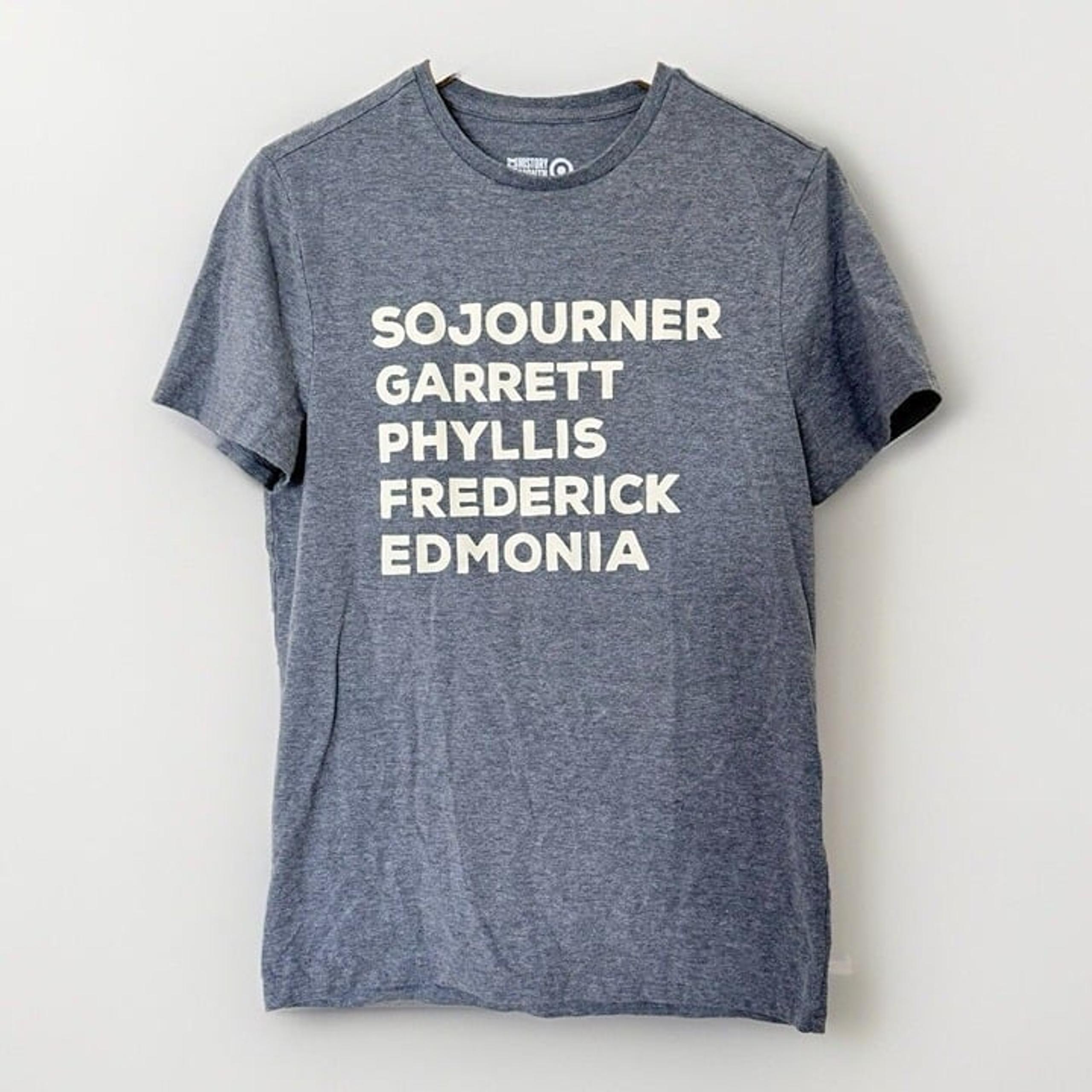 Target Womens Black History Month T Shirt Names On Front And Back Size Small