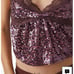 Free People Sequin Crop Camisole