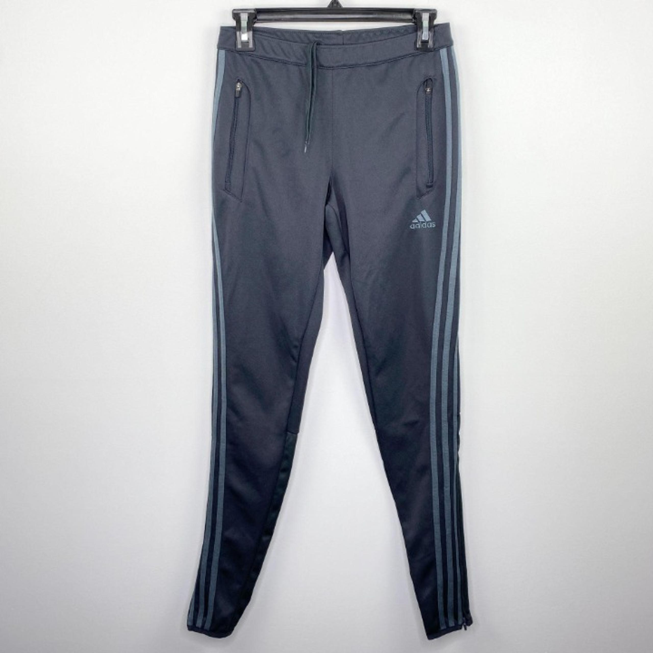 Adidas Grey Fitted Activewear Pants XS