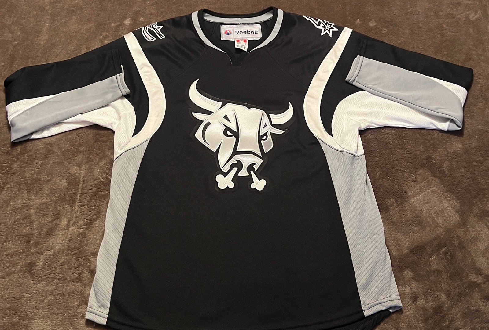SAN ANTONIO RAMPAGE AUTHENTIC AHL REEBOK HOCKEY JERSEY
