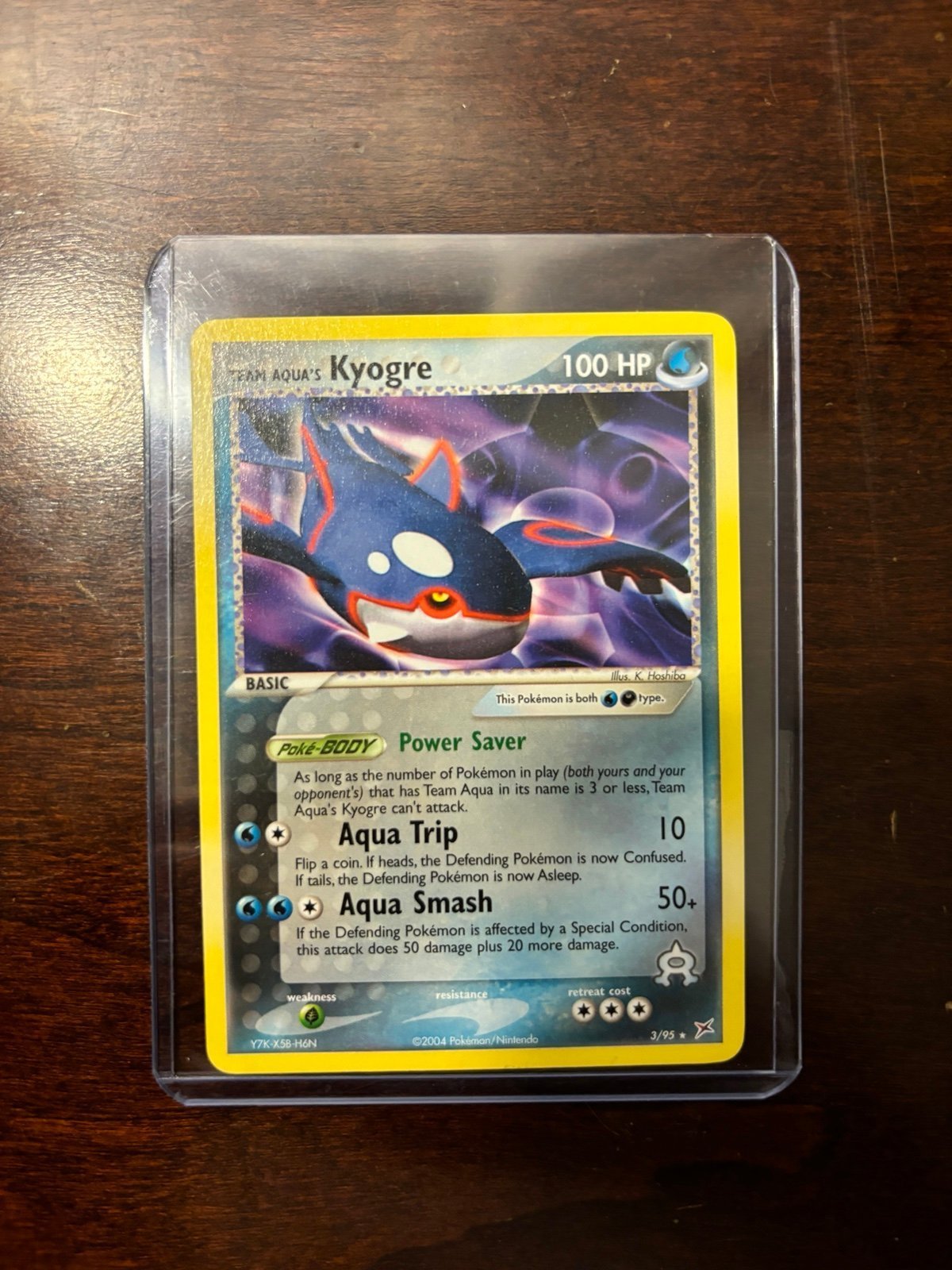 2004 Kyogre 3/95 rare perfect condition