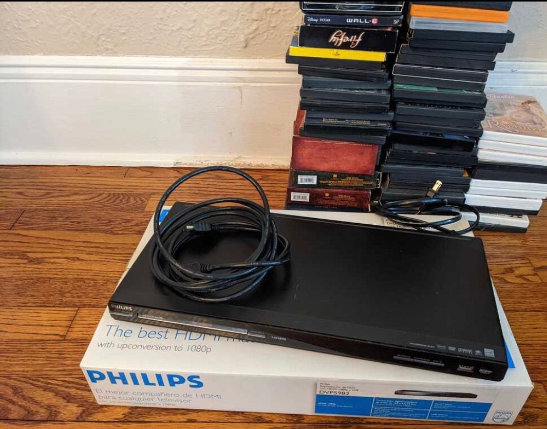 Phillips DVD Player & DVDs