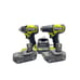 Ryobi P1817 18V ONE+ Lithium-Ion Cordless 2-Tool Combo Kit