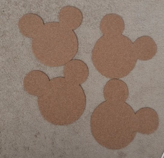 Mickey Mouse CorkBoards Set of 4 Mickey Mouse Display boards