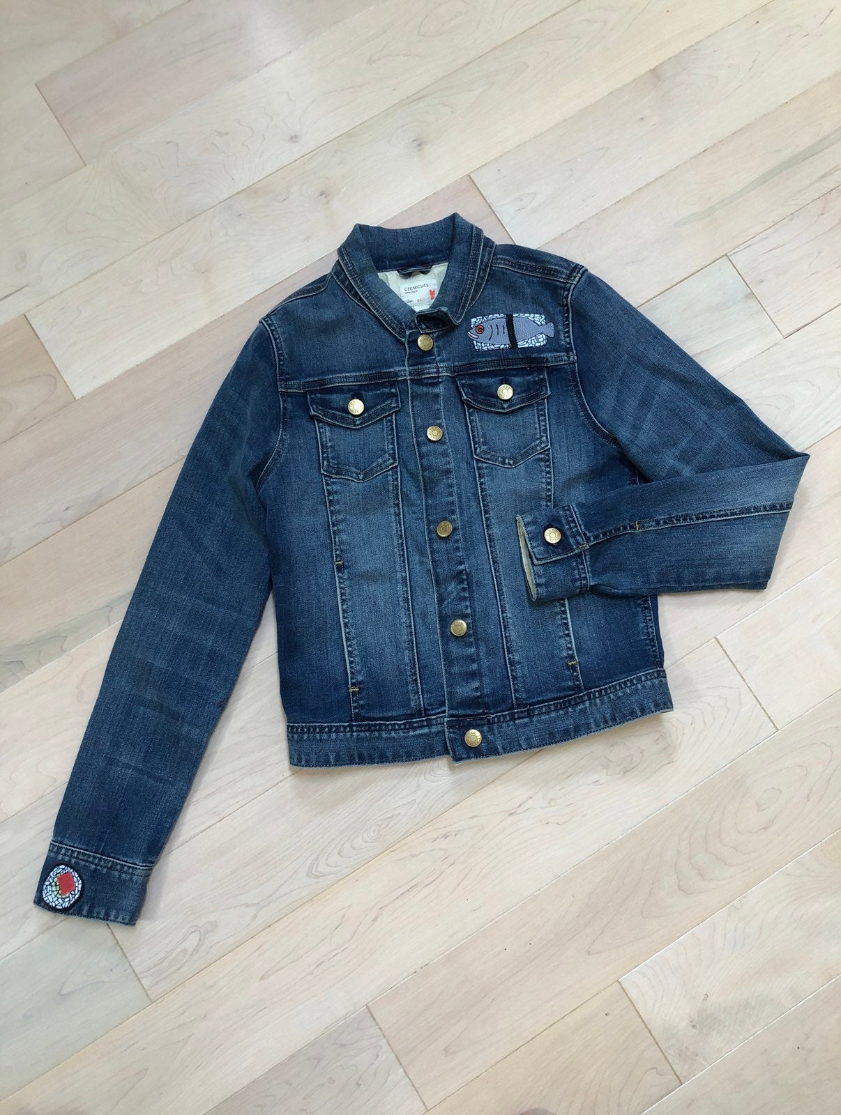Crewcuts girls Denim stretch Jean Jacket