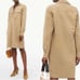 Womens Nili Lotan Andrea Cotton/Linen Blend Shirt Dress, Tan, Size S, EUC!