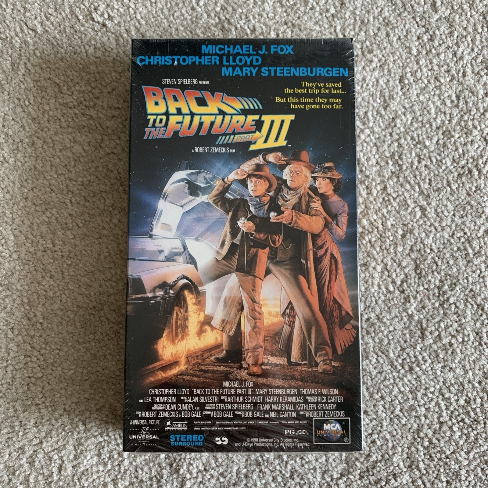 Sealed Back to the Future III 3 VHS 1990 MCA Universal NEW
