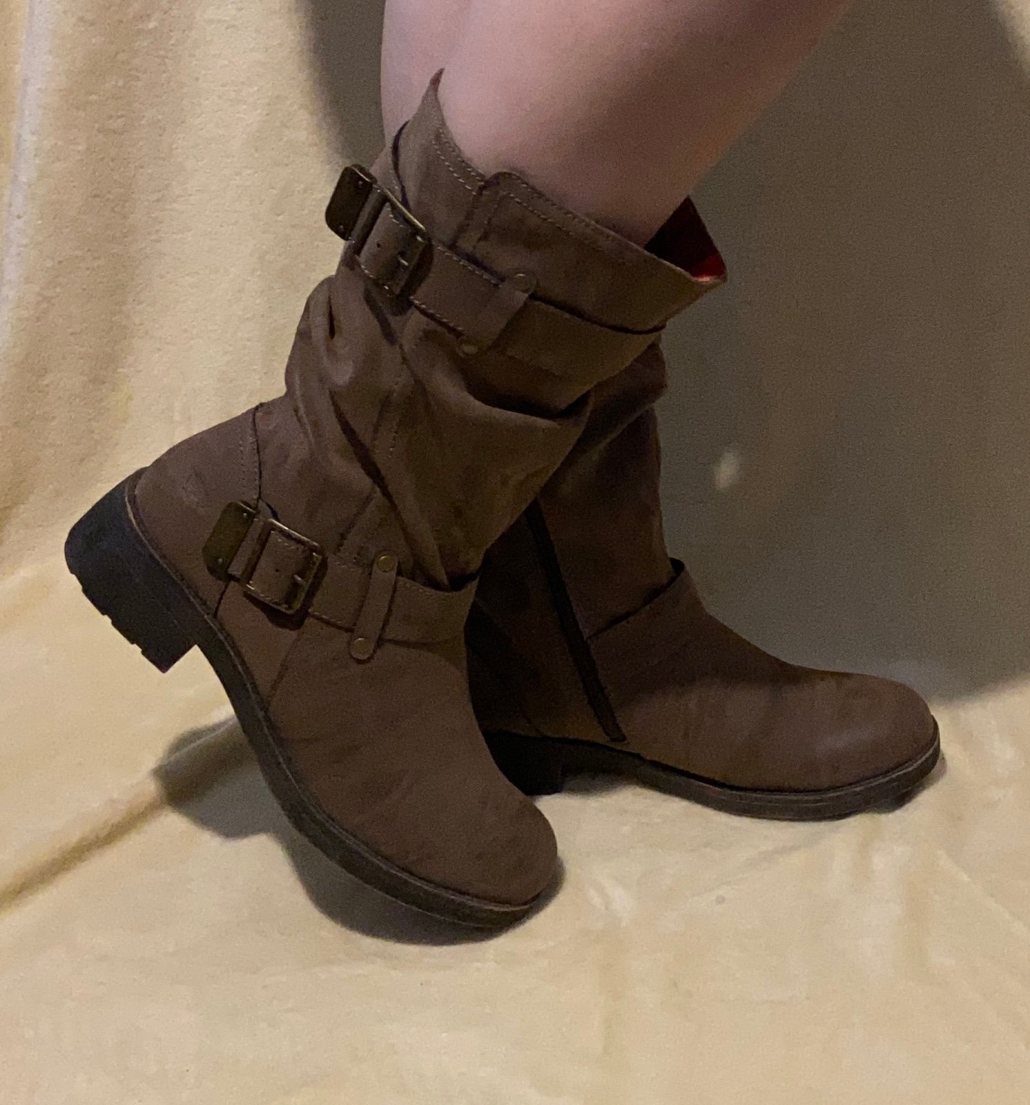 Trumble heirloom outlet brown biker boot