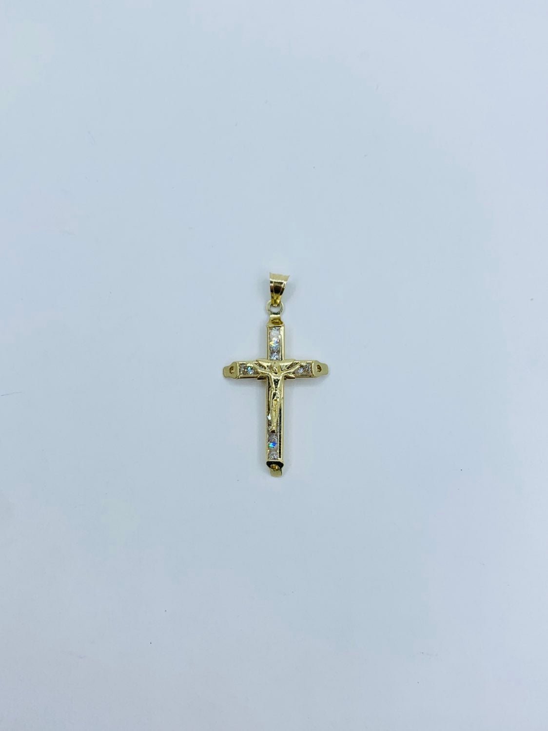 10k solid gold cross pendant