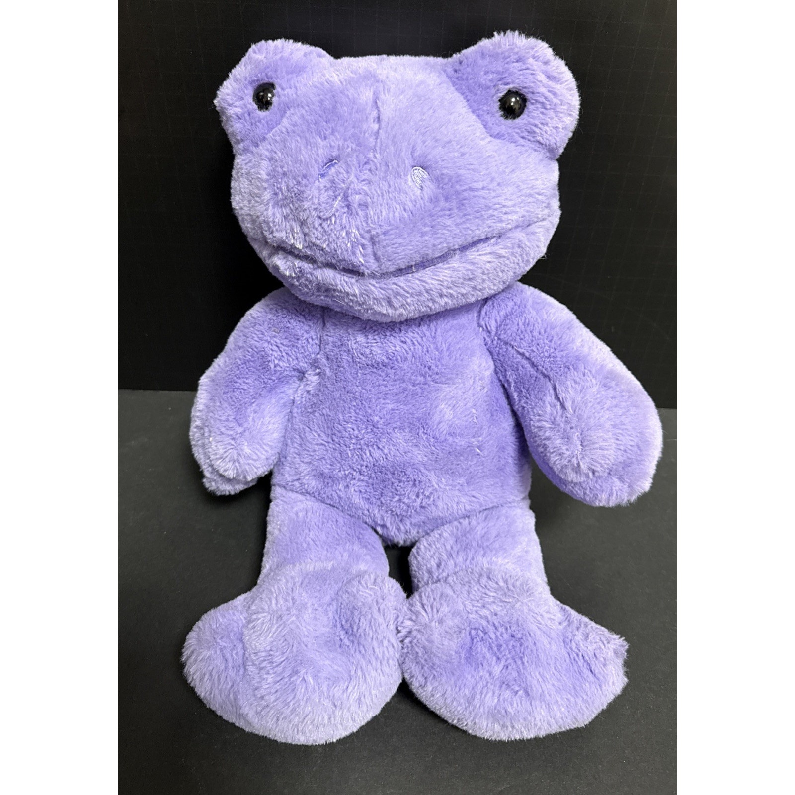 Build-A-Bear Workshop Violet Frog Plush Purple Soft Toy Stuffed Animal Sound