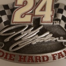 Vintage Limited Edition Jeff Gordon NASCAR Belt Buckle Racing