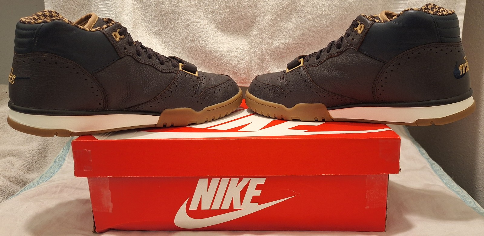 RARE NIKE AIR TRAINER 1 BROGUE MID PRM QS (2013) *MENS 11.5
