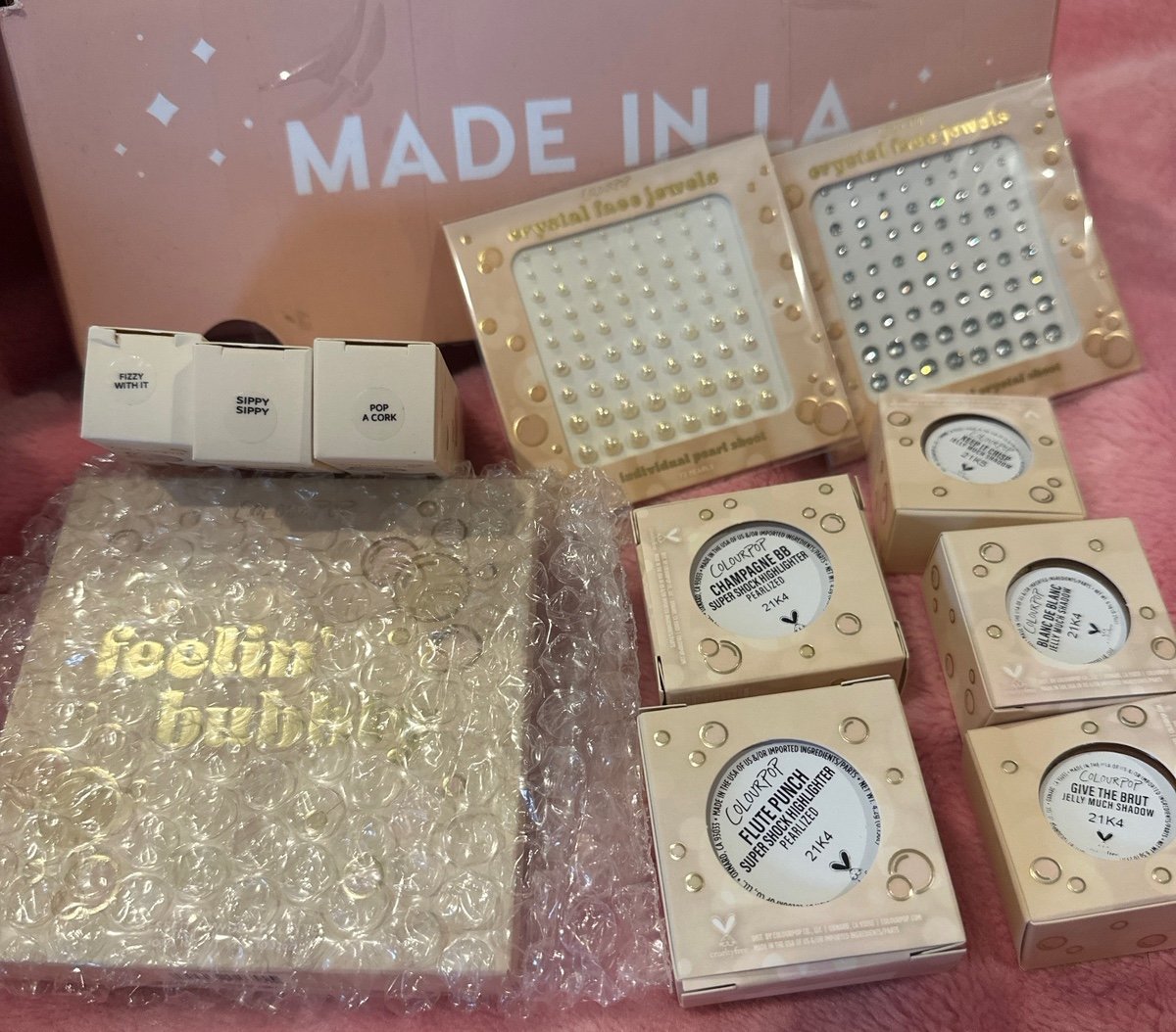 Colourpop Bubbly entire set