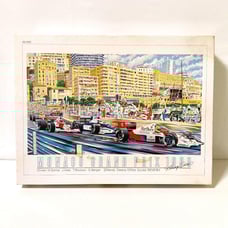 Rare Monaco Grand Prix Jigsaw Puzzle 2000P Randy Owens