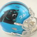 Xavier Legette Signed Panthers Flash Alternate Speed Mini Helmet (Beckett)