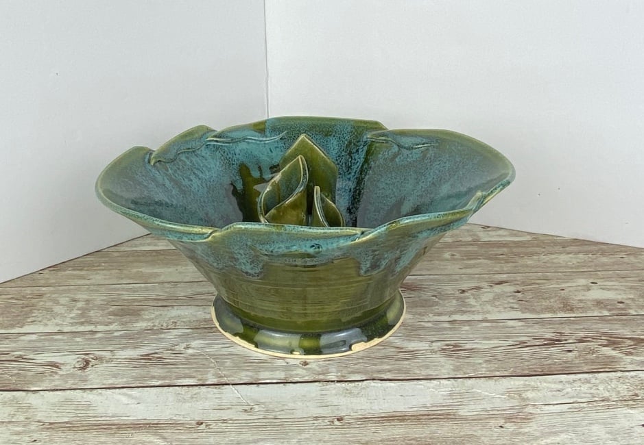 Ikebana 3 Tube Ceramic Vase