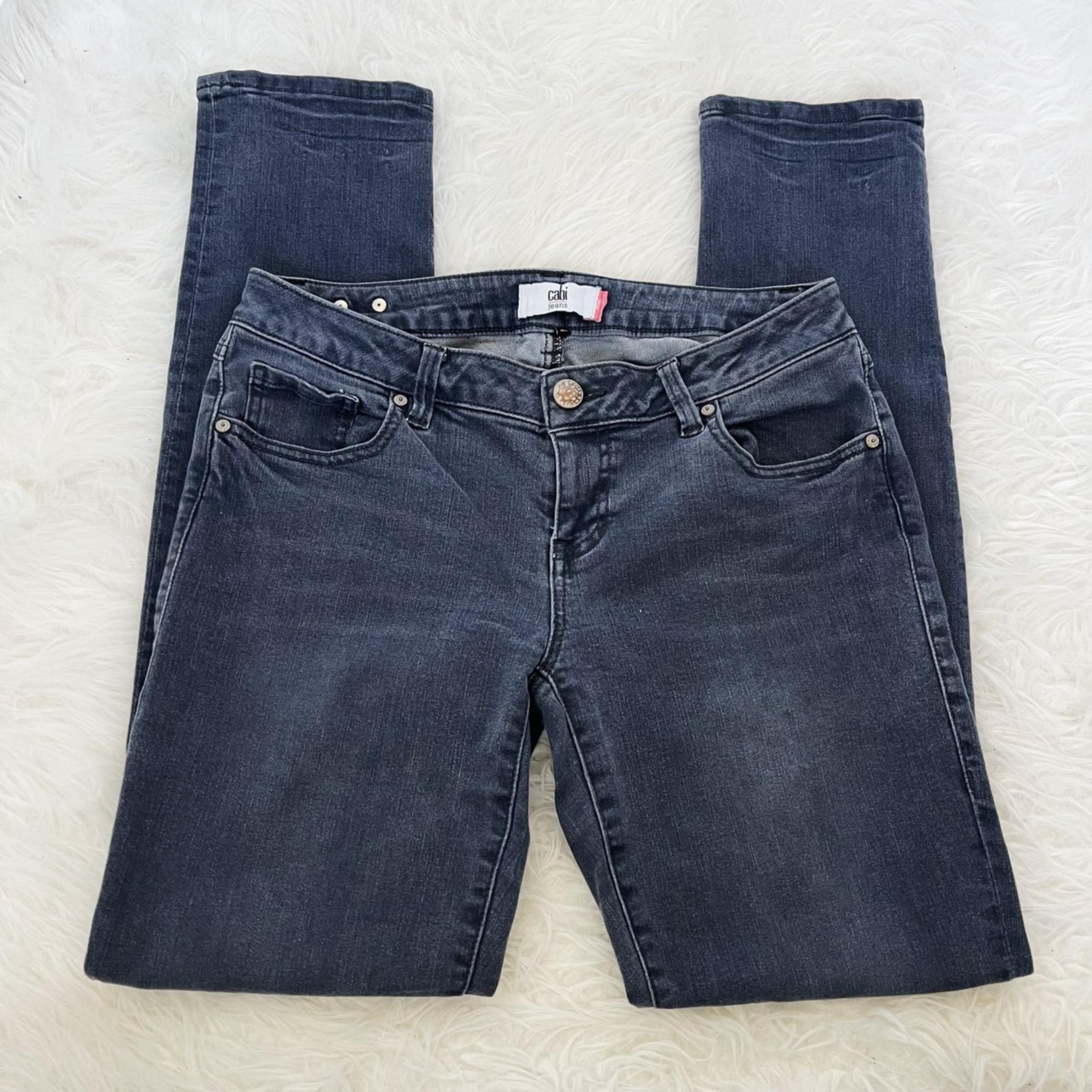 Cabi Grey Slim Boyfriend Jeans Size 4