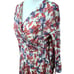 DOEN Assam NEW Maxi V-Neck Cotton Long Sleeve Wrap Dress & Slip Floral Print XS