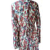 DOEN Assam NEW Maxi V-Neck Cotton Long Sleeve Wrap Dress & Slip Floral Print XS