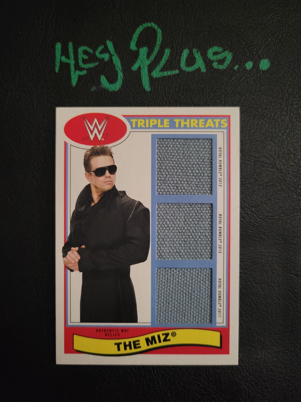 2018 topps wwe heritage relic Wiz