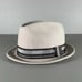 C&A Classic Cream White Wool Fedora Hat