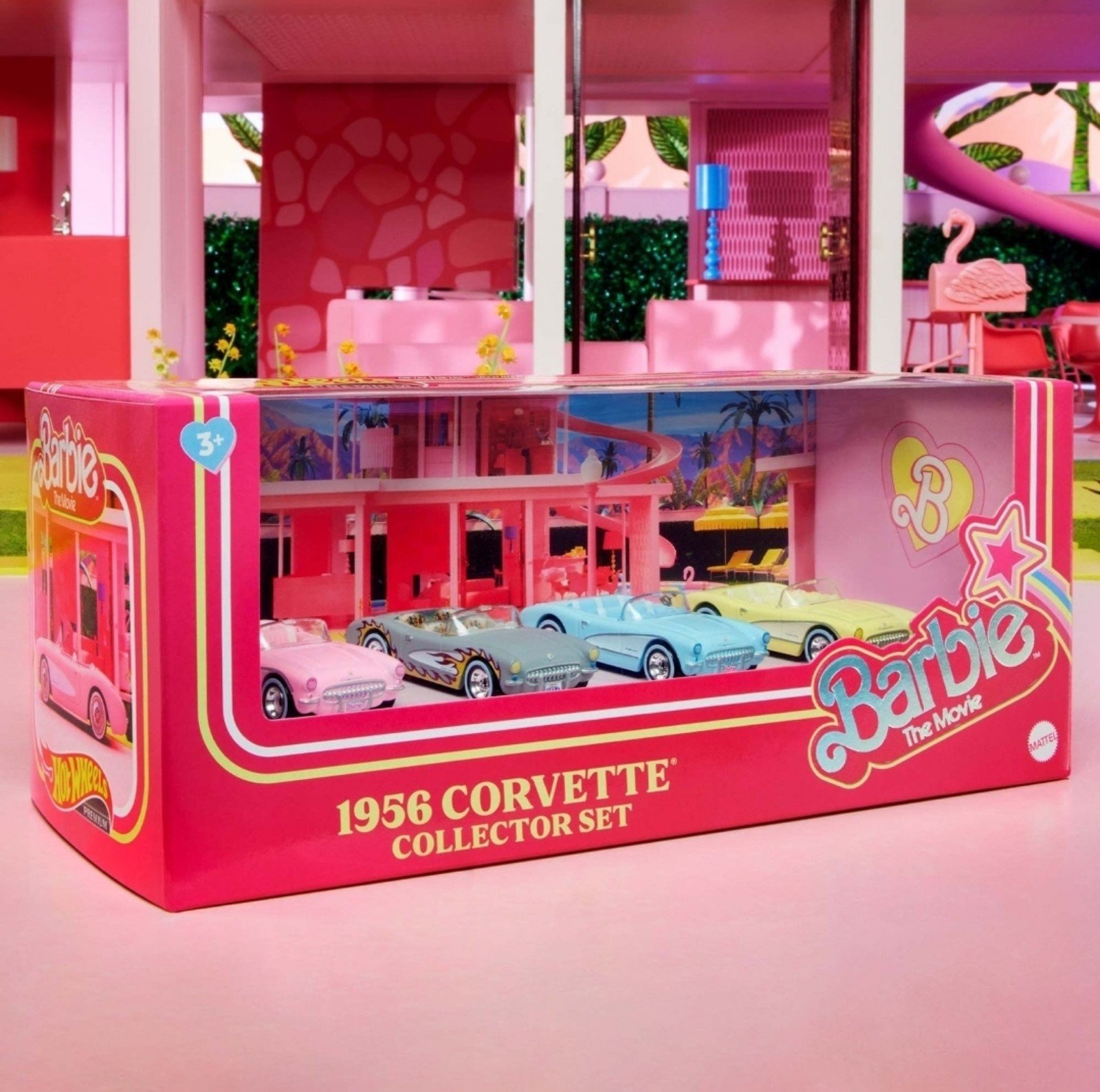 Hot Wheels® Barbie® Corvette® 4-Pack from Barbie™ The Movie