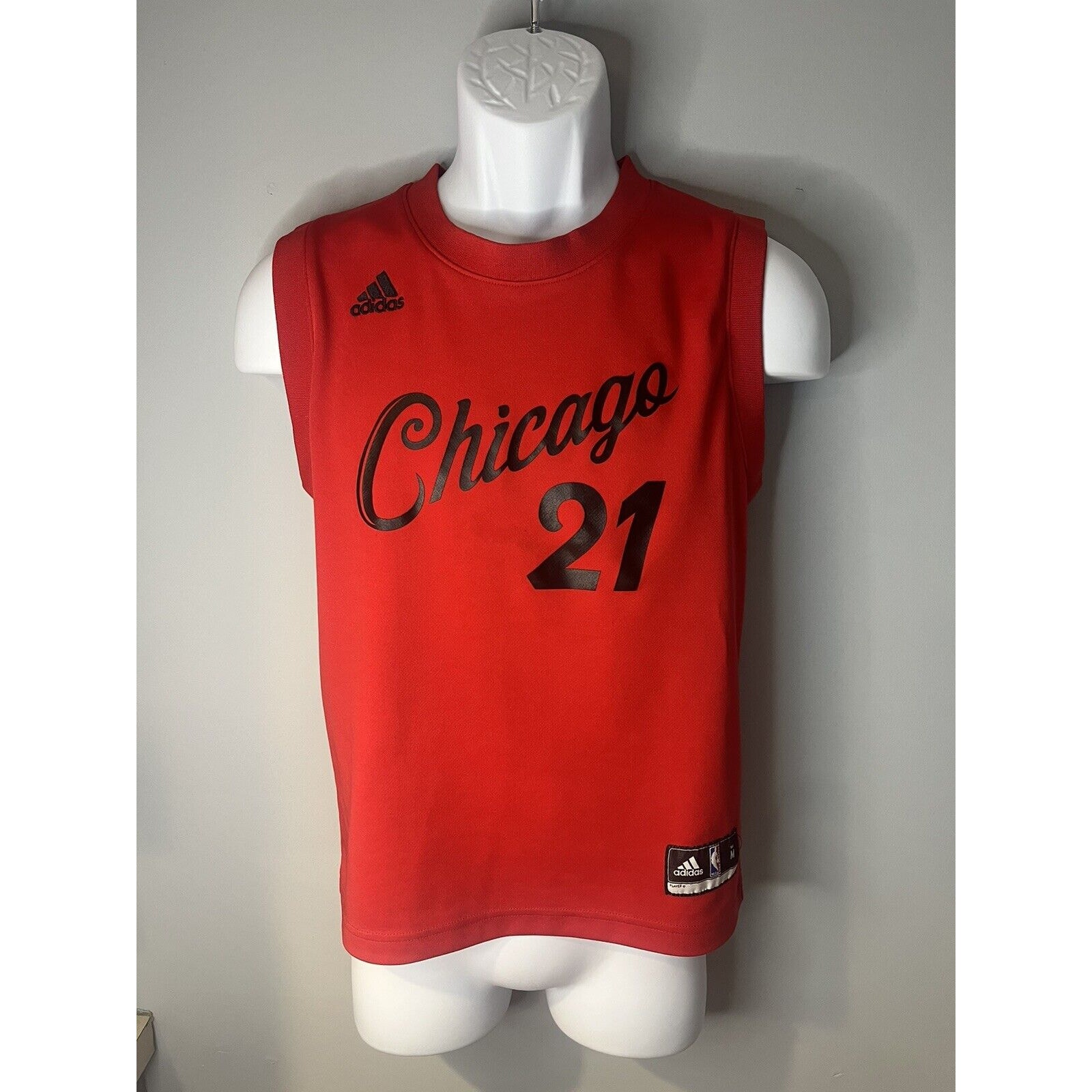 Rare Adidas 2016 Christmas Day Chicago Bulls Jimmy Butler Jersey Youth Medium