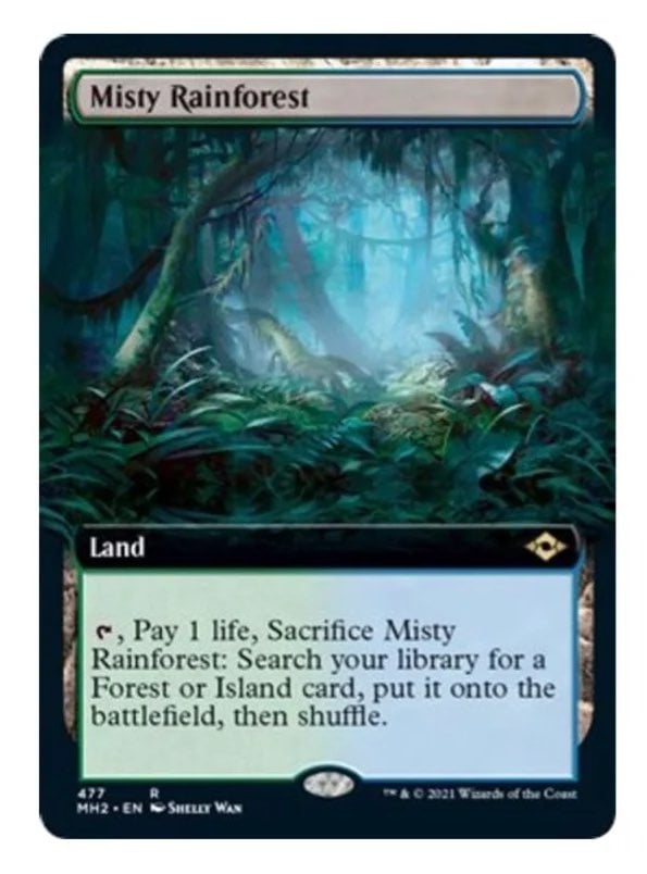 Magic: The Gathering Misty Rainforest bo