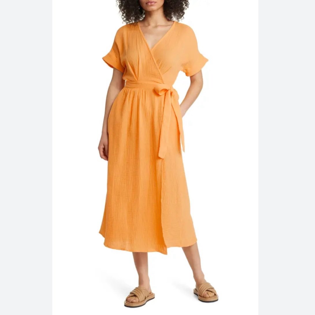Marine Layer Valencia Wrap Dress