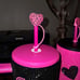 New! Valentine 40 0z stainless bling rhinestone tumbler. This is for the Black
