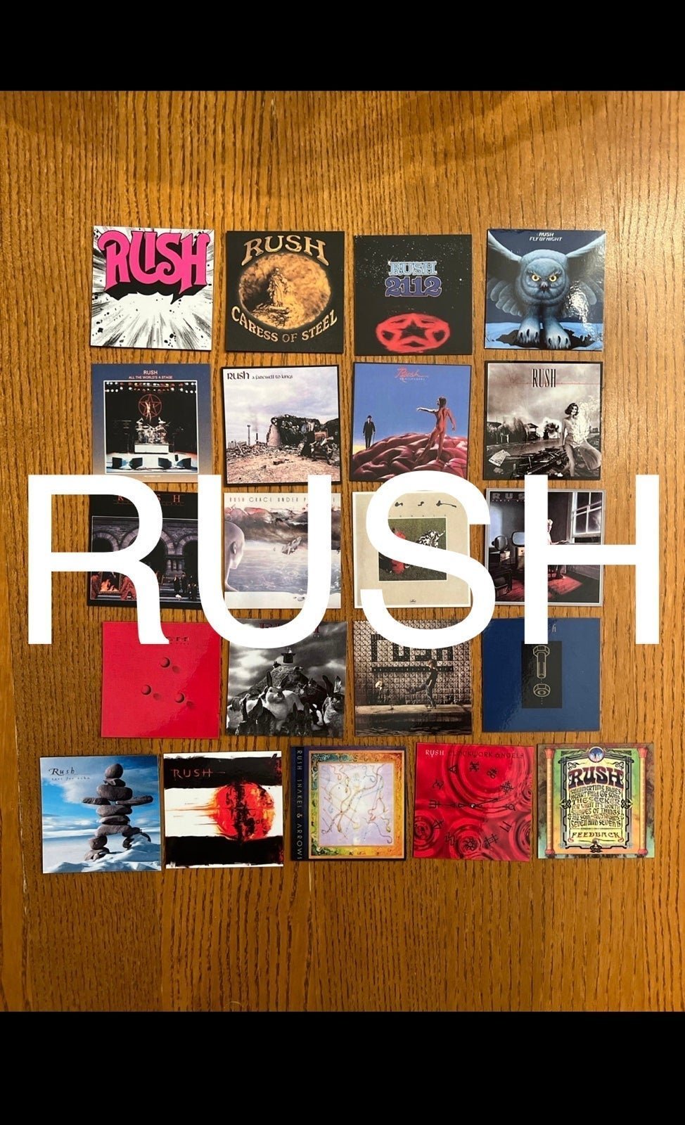 Rush fridge magnets